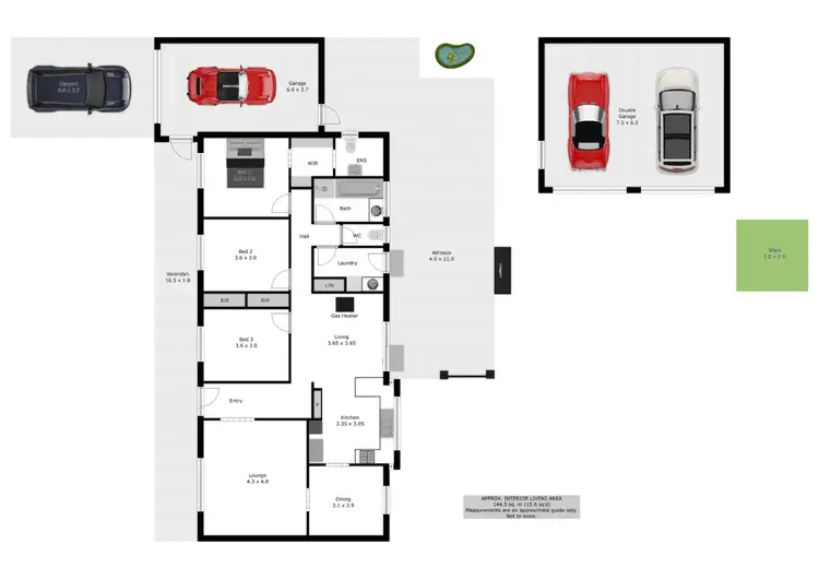Floorplan of Homely house listing, 202 Adams Street, Corowa NSW 2646
