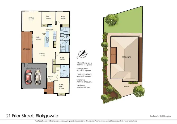 Floorplan of Homely house listing, 21 Friar Street, Blairgowrie VIC 3942