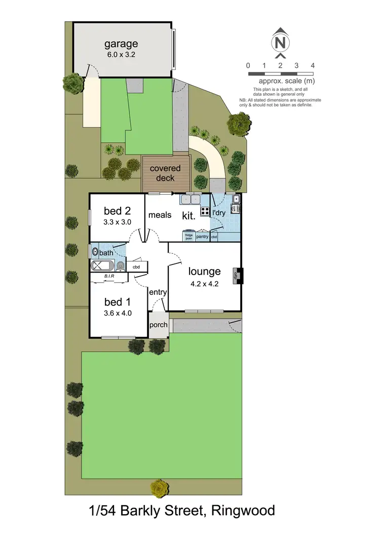 Floorplan of Homely unit listing, 1/54 Barkly Street, Ringwood VIC 3134
