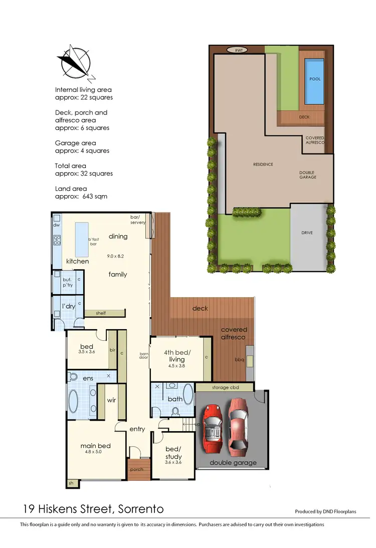 Floorplan of Homely house listing, 19 Hiskens Street, Sorrento VIC 3943