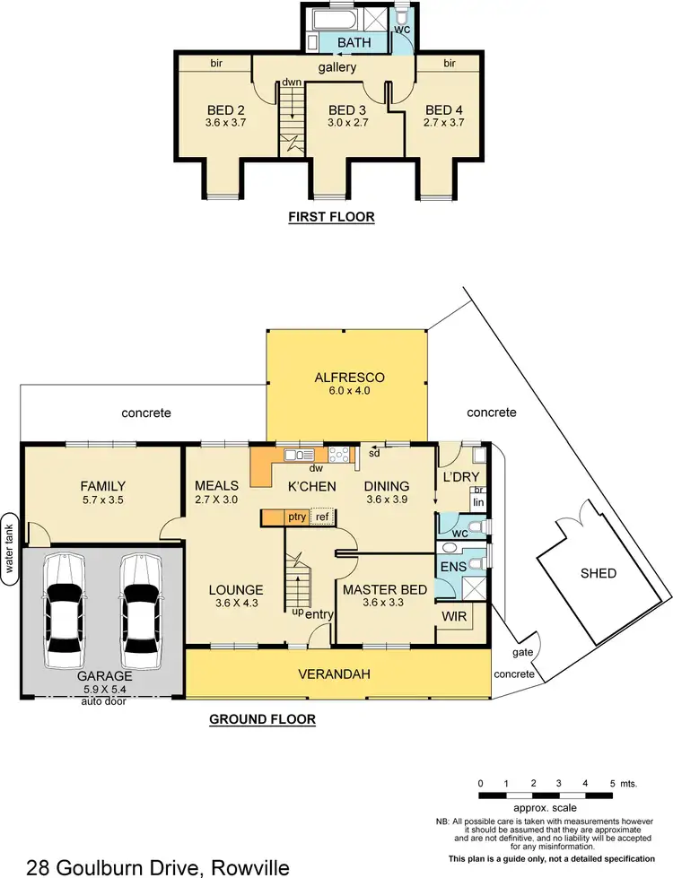 Floorplan of Homely house listing, 28 Goulburn Drive, Rowville VIC 3178
