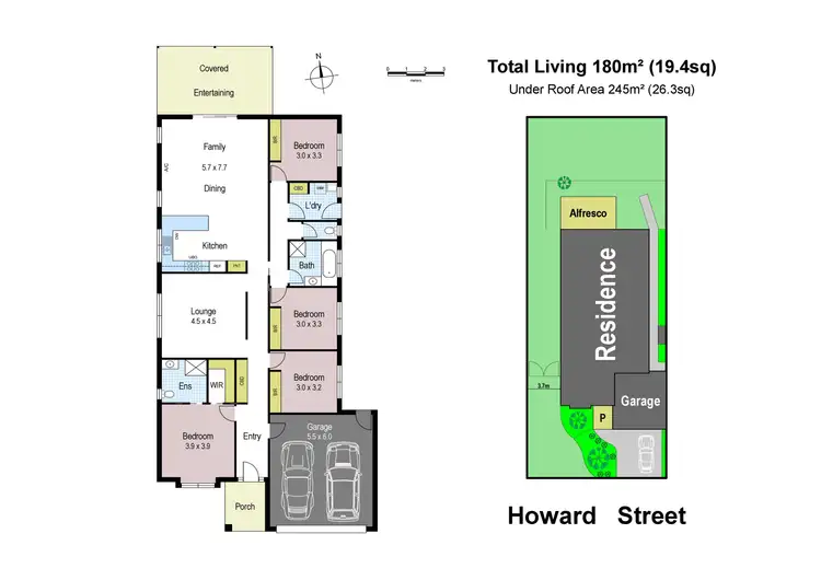 Floorplan of Homely house listing, 13 Howard Street, Warragul VIC 3820