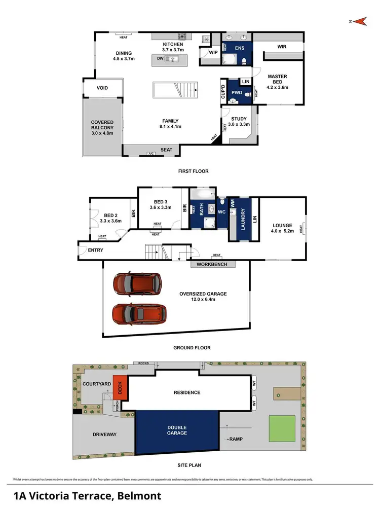 Floorplan of Homely house listing, 1A Victoria Terrace, Belmont VIC 3216