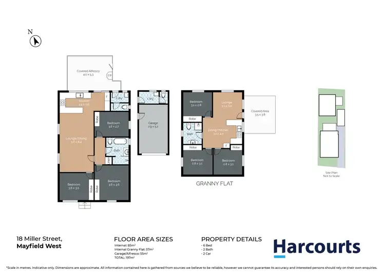 Floorplan of Homely house listing, 18 Miller Street, Mayfield West NSW 2304