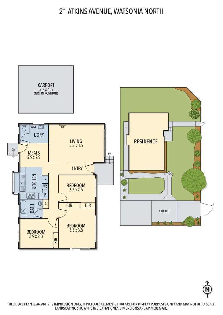 Floorplan of Homely house listing, 21 Atkins Avenue, Watsonia North VIC 3087