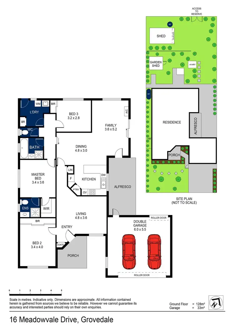 Floorplan of Homely house listing, 16 Meadowvale Drive, Grovedale VIC 3216