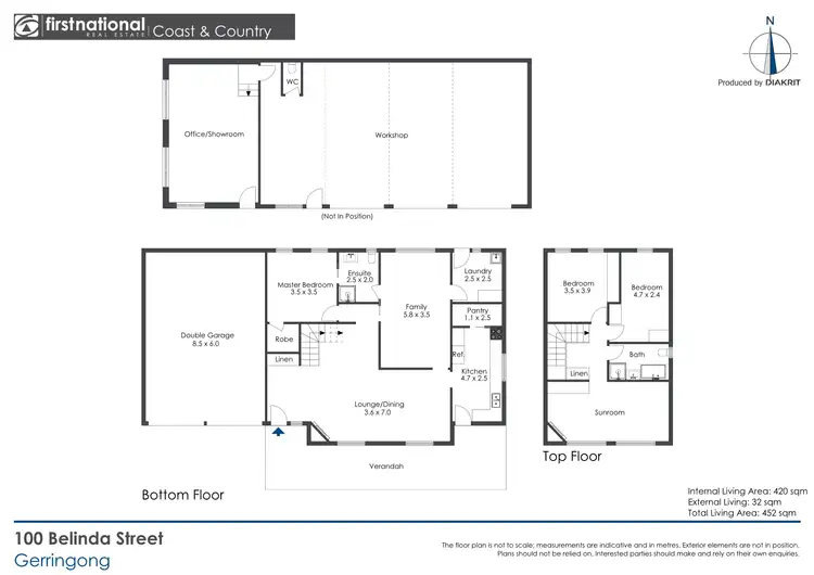 Floorplan of Homely house listing, 100 Belinda Street, Gerringong NSW 2534