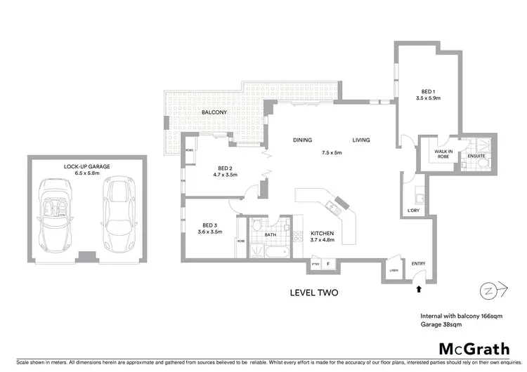 Floorplan of Homely apartment listing, 16/43 Masons Parade, Point Frederick NSW 2250