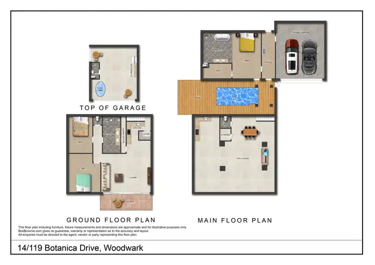 Floorplan of Homely house listing, 14/119 Botanica Drive, Woodwark QLD 4802