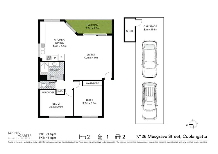 Floorplan of Homely unit listing, 7/126 Musgrave Street, Coolangatta QLD 4225
