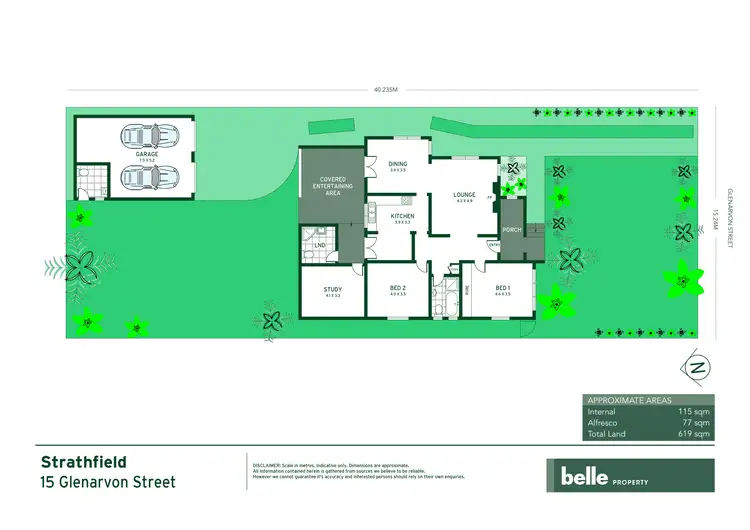 Floorplan of Homely house listing, 15 Glenarvon Street, Strathfield NSW 2135