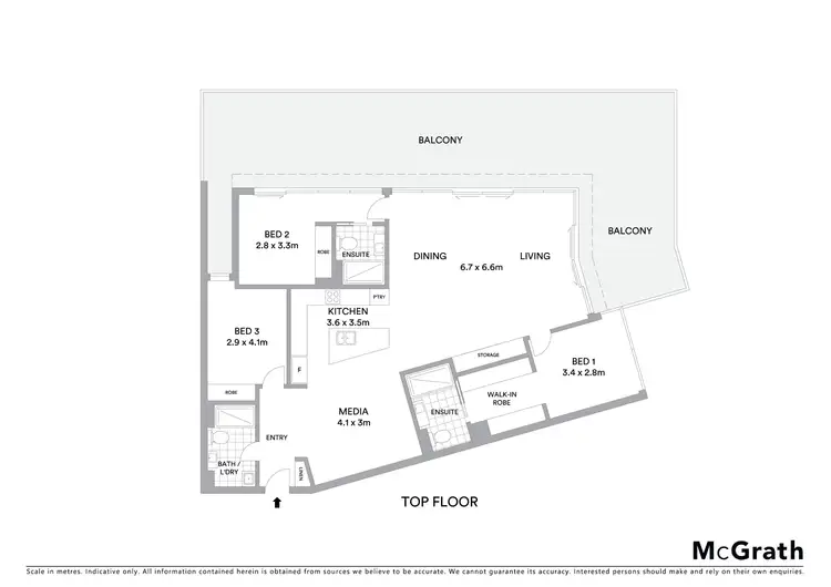 Floorplan of Homely apartment listing, 1604/240 Bunda Street, City ACT 2601