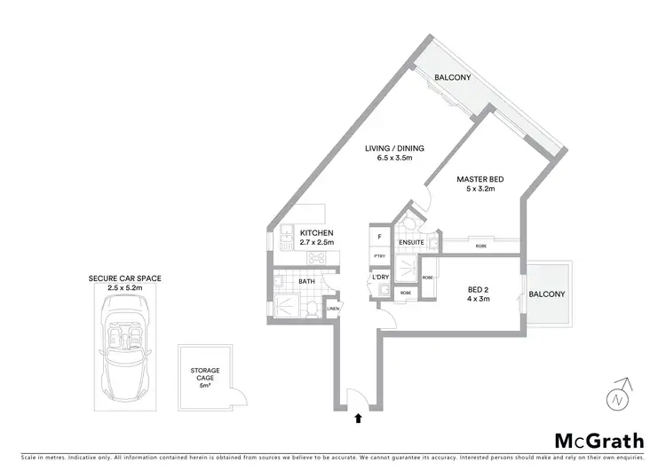 Floorplan of Homely apartment listing, 23/114-116 Cabramatta Road, Cremorne NSW 2090