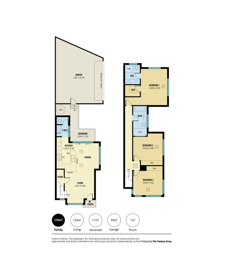 Floorplan of Homely townhouse listing, 4H Raymel Crescent, Campbelltown SA 5074