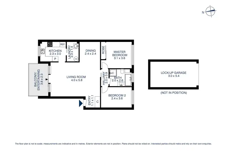 Floorplan of Homely apartment listing, 25/13-17 Victoria Road, Parramatta NSW 2150
