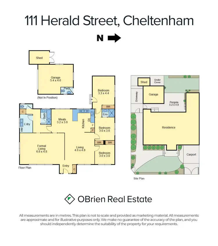 Floorplan of Homely house listing, 111 Herald Street, Cheltenham VIC 3192