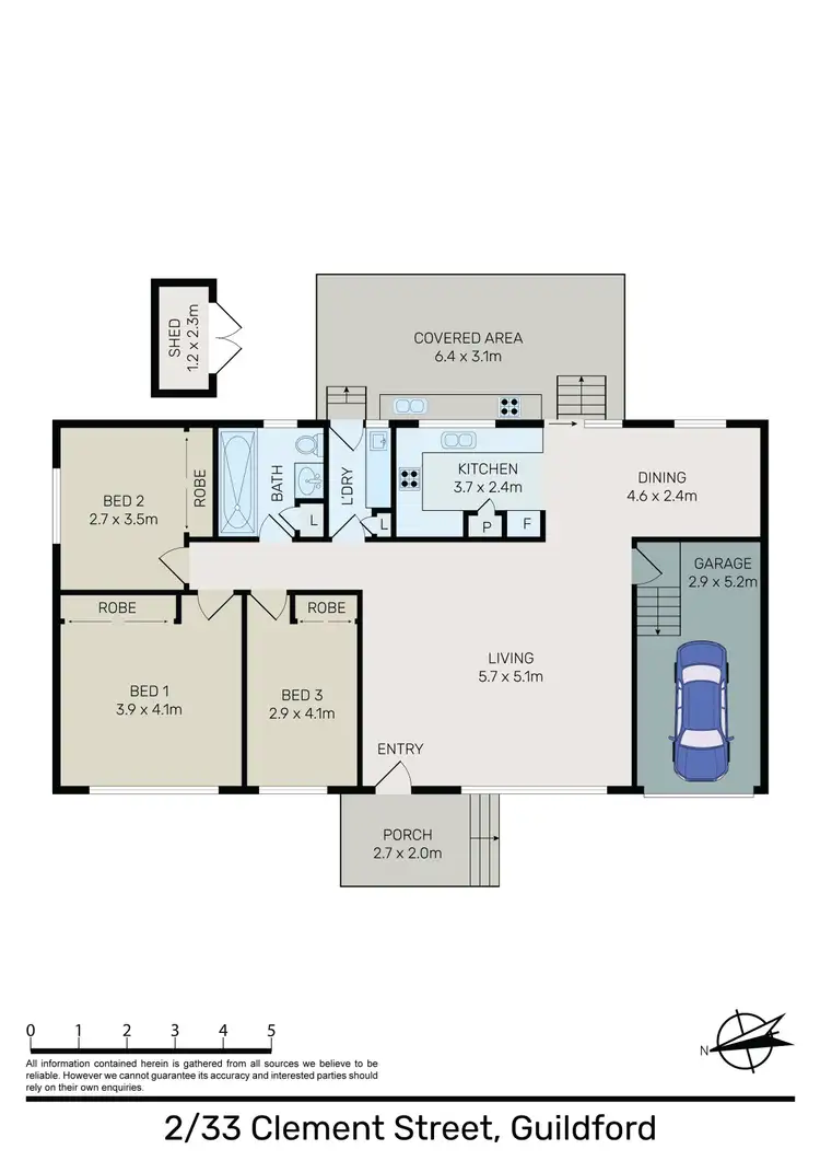 Floorplan of Homely house listing, 2/33 Clement Street, Guildford NSW 2161