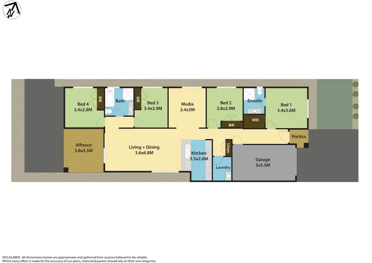 Floorplan of Homely house listing, 14 Veronia Street, Marsden Park NSW 2765