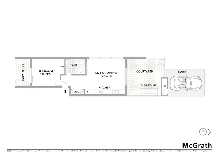 Floorplan of Homely townhouse listing, 11/2 Bulletin Street, Lawson ACT 2617