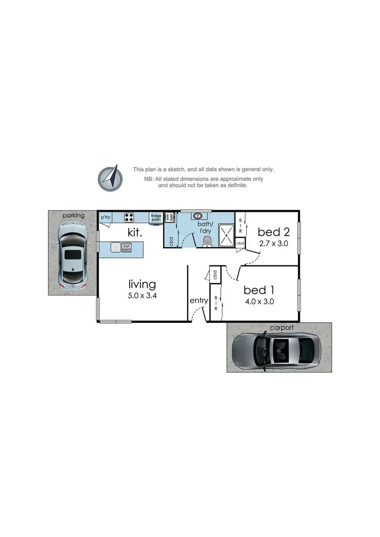 Floorplan of Homely unit listing, 4/147 Maroondah Highway, Croydon VIC 3136