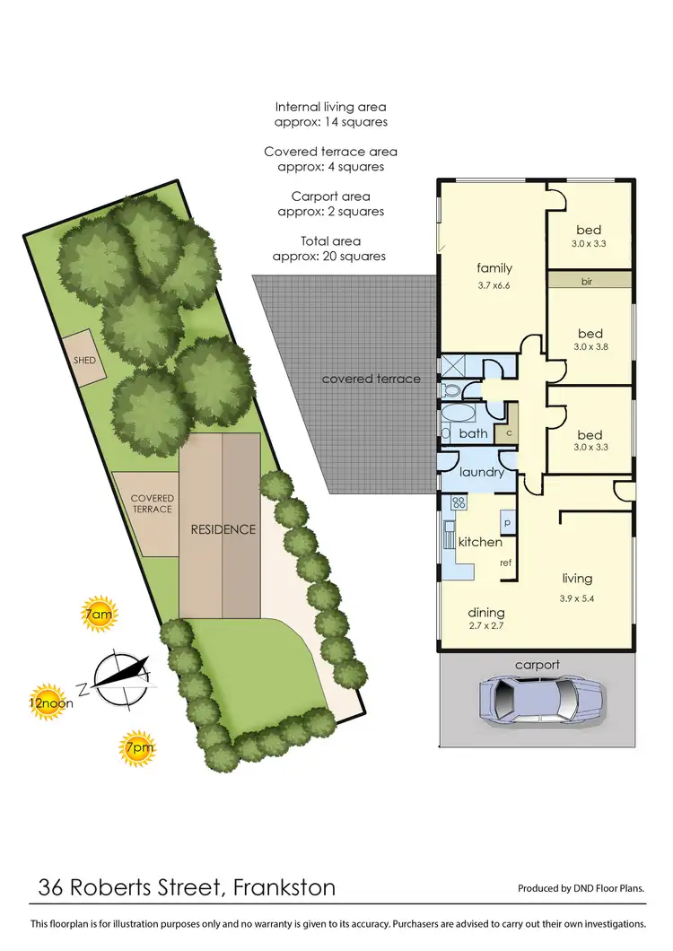 Floorplan of Homely house listing, 36 Roberts Street, Frankston VIC 3199