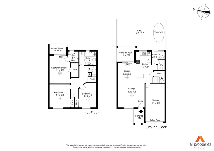 Floorplan of Homely townhouse listing, 44/116-136 Station Road, Loganlea QLD 4131