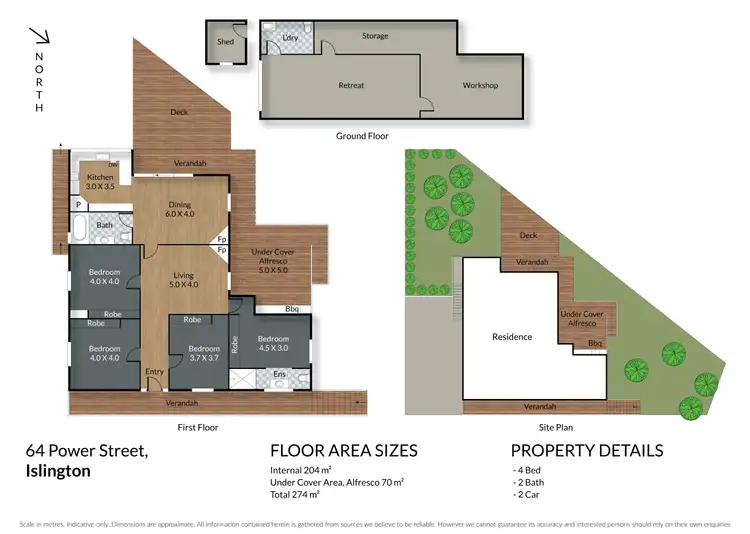 Floorplan of Homely house listing, 64 Power Street, Islington NSW 2296