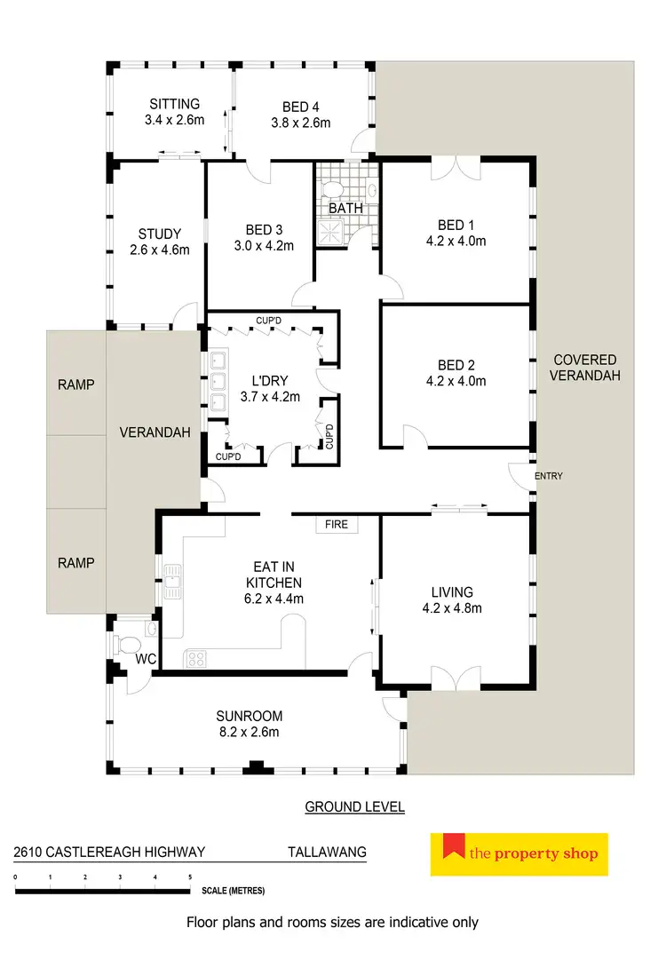Floorplan of Homely rural property listing, 2610 Castlereagh Highway, Mudgee NSW 2850