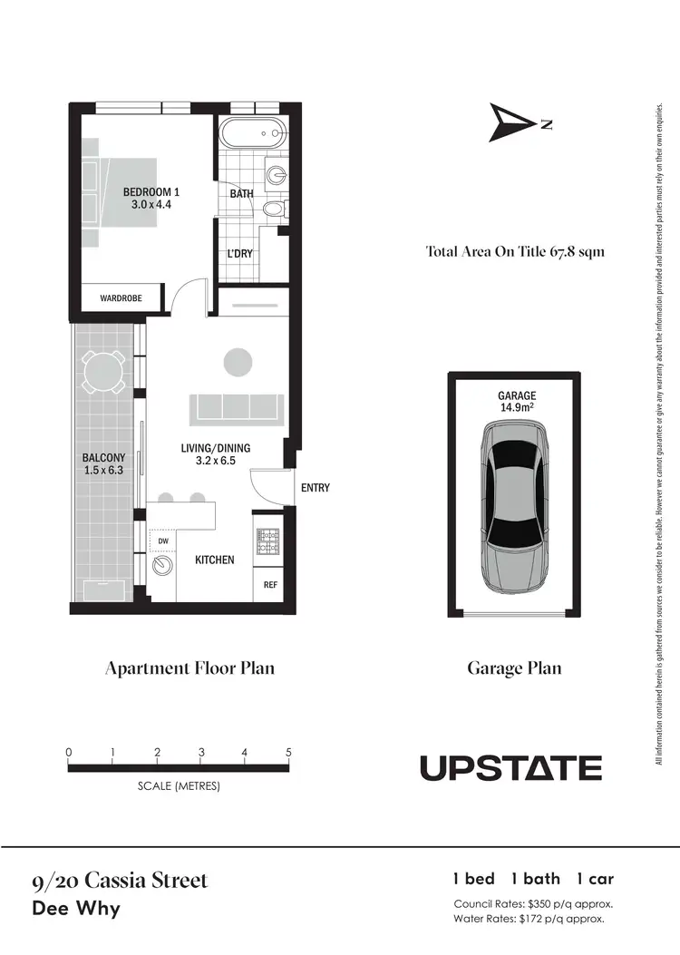 Floorplan of Homely unit listing, 9/20 Cassia Street, Dee Why NSW 2099