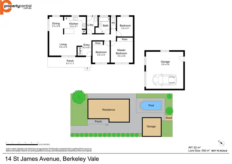 Floorplan of Homely house listing, 14 St James Avenue, Berkeley Vale NSW 2261