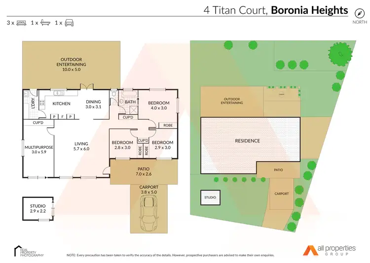 Floorplan of Homely house listing, 4 Titan Court, Boronia Heights QLD 4124