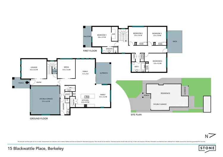 Floorplan of Homely house listing, 15 Blackwattle Place, Berkeley NSW 2506