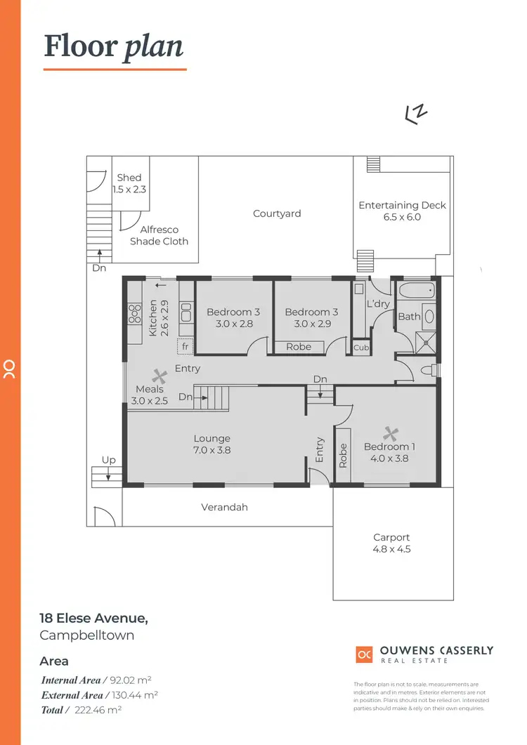 Floorplan of Homely house listing, 18 Elese Avenue, Campbelltown SA 5074
