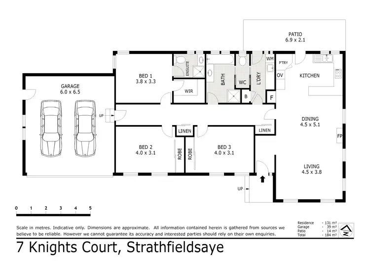Floorplan of Homely house listing, 7 Knights Court, Strathfieldsaye VIC 3551