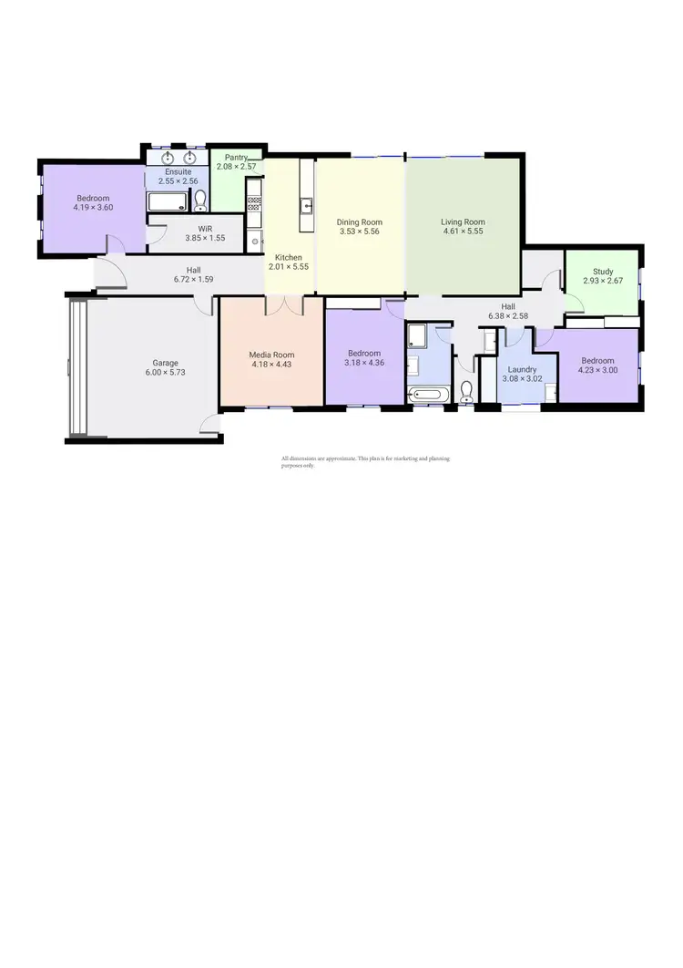 Floorplan of Homely house listing, 25 Riverside Boulevard, Killara VIC 3691