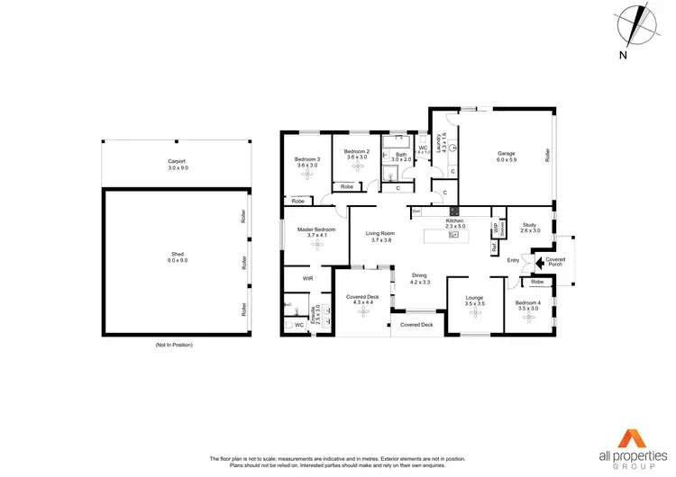 Floorplan of Homely house listing, 104-108 Melrose Place, New Beith QLD 4124