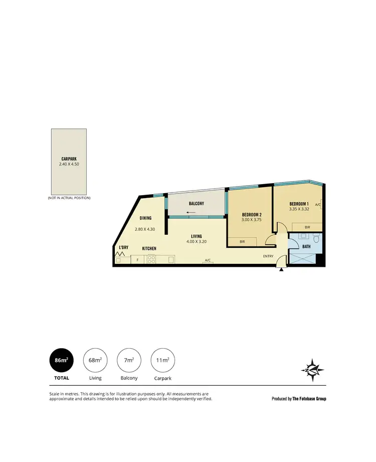 Floorplan of Homely apartment listing, 102/421 King William, Adelaide SA 5000