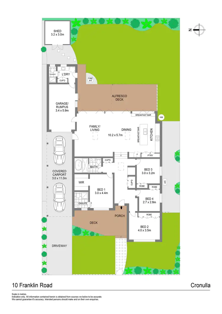 Floorplan of Homely house listing, 10 Franklin Road, Cronulla NSW 2230