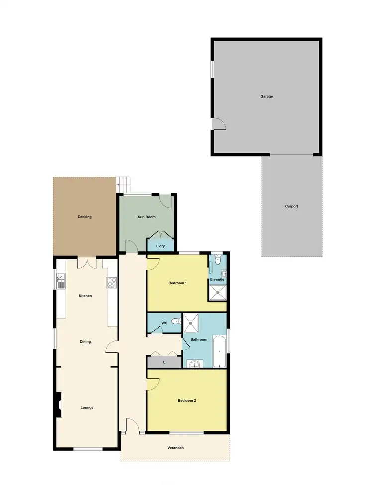 Floorplan of Homely house listing, 29 King Street South, Ballarat East VIC 3350