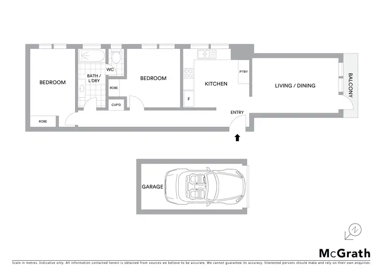 Floorplan of Homely apartment listing, 5/123 Murray Street, Caulfield VIC 3162