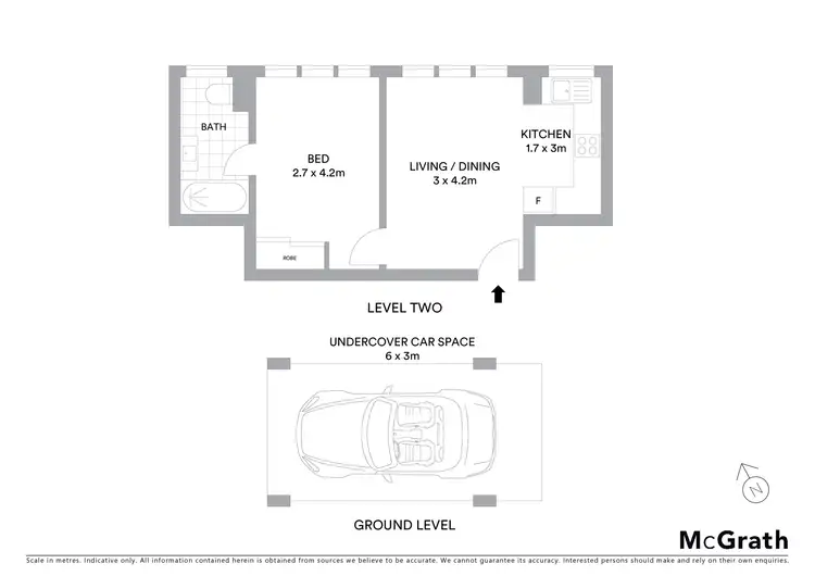 Floorplan of Homely apartment listing, 5/9A Bennett Street, Bondi NSW 2026