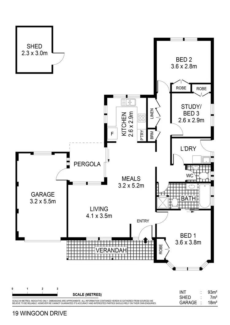 Floorplan of Homely house listing, 19 Wingoon Drive, California Gully VIC 3556