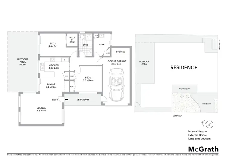 Floorplan of Homely house listing, 6A Gold Court, Eureka VIC 3350