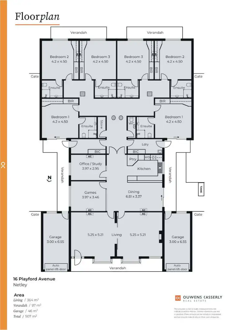 Floorplan of Homely house listing, 16 Playford Avenue, Netley SA 5037