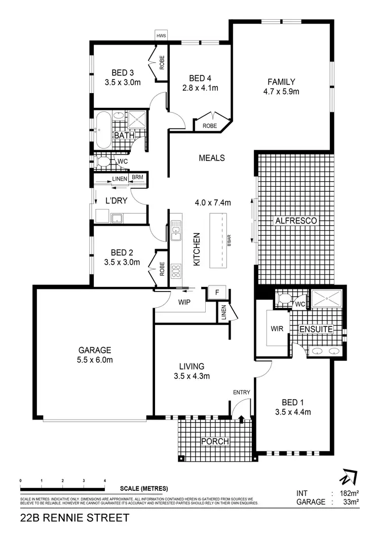 Floorplan of Homely house listing, 22B Rennie Street, Huntly VIC 3551