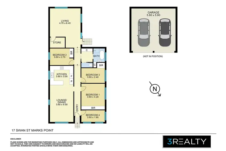 Floorplan of Homely house listing, 17 Swan Street, Marks Point NSW 2280