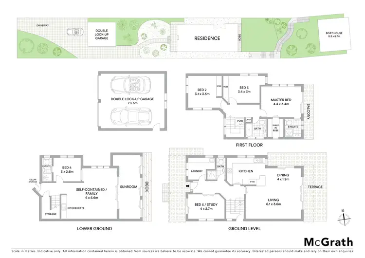 Floorplan of Homely house listing, 83 Point Road, Mooney Mooney NSW 2083