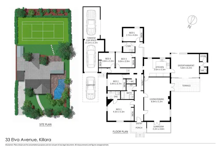 Floorplan of Homely house listing, 33 Elva Avenue, Killara NSW 2071