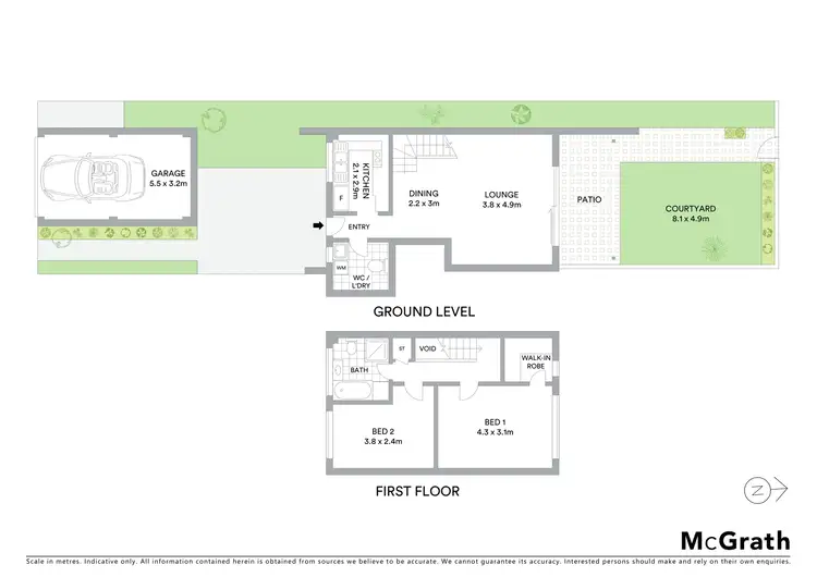 Floorplan of Homely townhouse listing, 13/17 Busaco Road, Marsfield NSW 2122