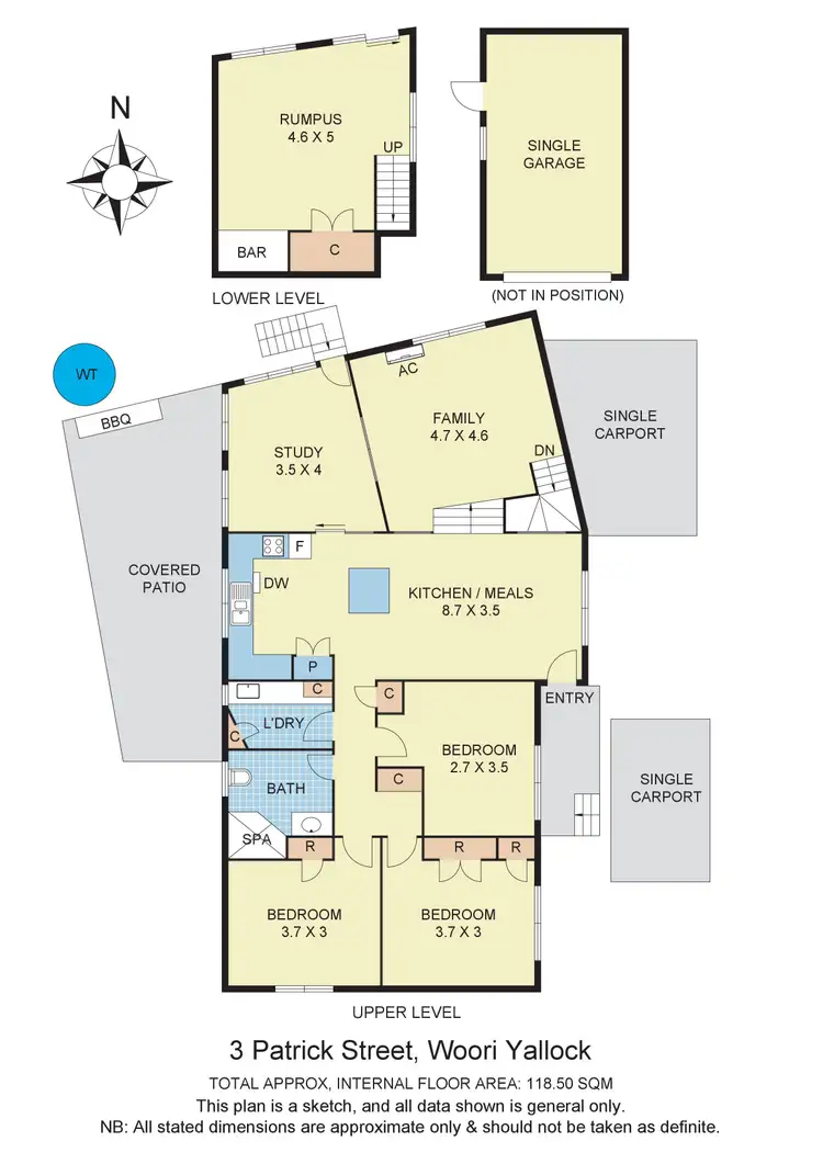 Floorplan of Homely house listing, 3 Patrick Street, Woori Yallock VIC 3139